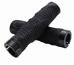 Expert Imprint Grips - Custom Mouldable Lock-On Bike Grips - Black Rubber