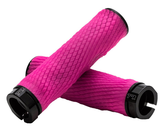 Pro Imprint Grips in hot pink with black aluminium sleeve